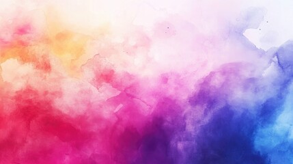 Poster - Colorful abstract watercolor background Vibrant digital art illustration