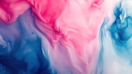 Aufkleber - Colorful abstract background with soft swirls of pink and blue hues, perfect for creative projects and designs.