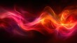 © Рудой Максим - Colorful abstract swirl of light and energy against a dark background creating a vibrant display of motion and flow
