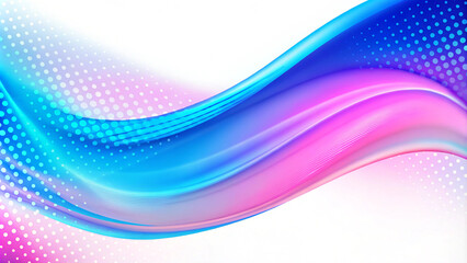 Fototapete - Futuristic particle concept with blue dotted lines and smooth low poly grid, oscillating and floating on dark background. Abstract blue background of points. Falling cyber particles. Big data stream. 