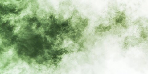 Abstract green and white background