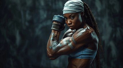 Powerful Female Athlete