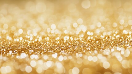 Poster - Golden sparkles scatter beautifully, evoking a joyful and festive ambiance for any occasion
