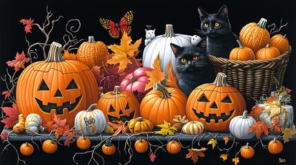 Poster - halloween pumpkin