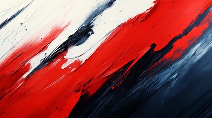 Poster - Striking abstract background poster with bold brush strokes and contrasting colors great for advertising and covers providing a unique and artistic touch to any visual project