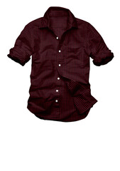 3D illustration summer causal shirt with cotton material soft finishing.