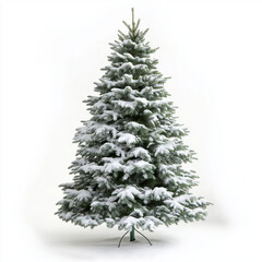 Wall Mural - beautiful christmas tree for new year isolated on a white background
