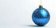 © The Origin 33 - Big data inspired Christmas ornament with intricate design and blue color