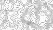 © dEPICsigns - Topography vector background, banner. Imitation of a geographical map, contour lines. Modern design with topographic wavy pattern design.paper texture Imitation of a geographical map shades