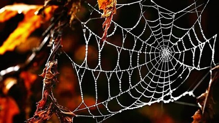 Webs . Real creepy spider webs on banner halloween, spider, web, spider s web, skittish, creepy, background, spider s web, scary . Real spider webs hanging together . Halloween background .
