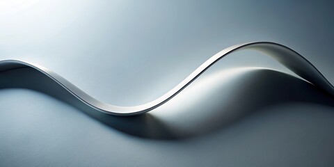 Wall Mural - macro curve with modern aesthetic shadow and depth