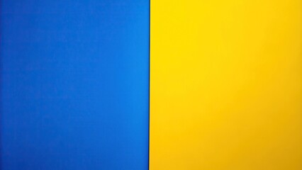 minimalist yellow and blue background with yellow and blue paint