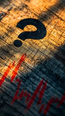 Poster - questioning the unpredictable trends in the declining market