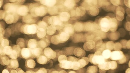 Abstract Golden Bokeh Background