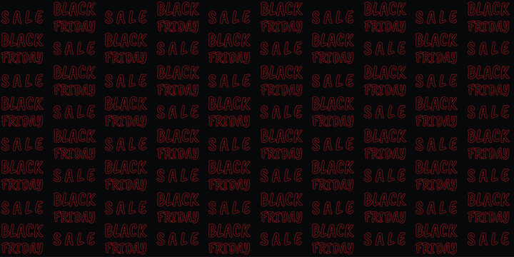 vector Printable wrapping paper, banner, for big black friday sale
