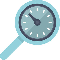 Poster - this manometer is showing the air pressure with a needle pointing to the measurement scale