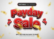 © Global Studio - Payday sale promotion 3d editable text effect