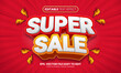 © Global Studio - Super sale promotion 3d editable text effect