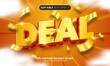 © Global Studio - Deal promotion 3d editable text effect