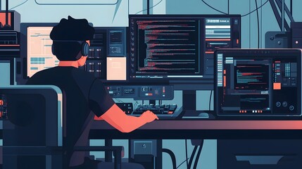 Update software application and hardware upgrade technology concept. 