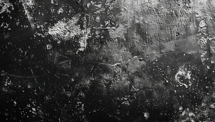Poster - Abstract Black and White Textured Surface