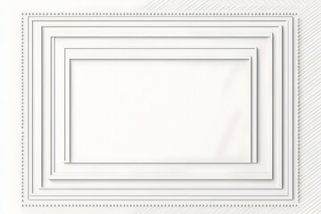 Poster - Elegant and Minimalist Classic Line Frames Backgrounds with Subtle Dotted Borders for Business Cards or Graphic Designs