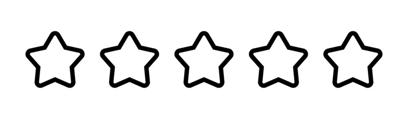 Wall Mural - five star rating