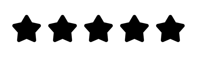 Wall Mural - five star rating