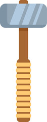 Poster - this simple vector illustration of a sledgehammer is ideal for use in construction or diy themed pro