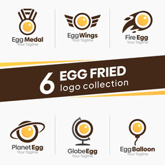 Egg Shape Logo Template Set. Good for Business, Agency, Community and Organization