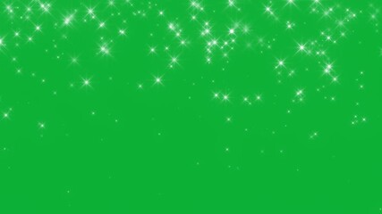 glitter sparkle animated green screen, 3d animation, ultra high definition, 4k video. white shining 