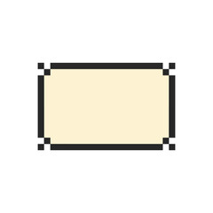 border frame rectangle pixel art