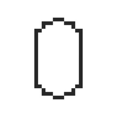 border frame rectangle pixel art