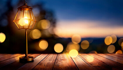 lamp in the night