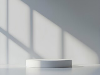 Poster - Minimalist Grey Backdrop for Versatile Product Presentations with a Professional Touch