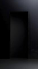 Poster - matte black backdrop for premium product displays with sleek and sophisticated texture