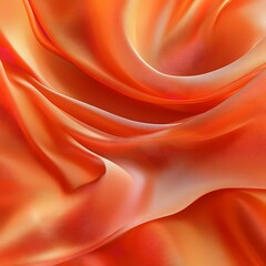 Wall Mural - Abstract Orange Fabric