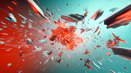 Poster - Ultra HD Particle Sparks on Black Background, dynamic and captivating visuals of shimmering particles creating a mesmerizing display against a deep black canvas.
