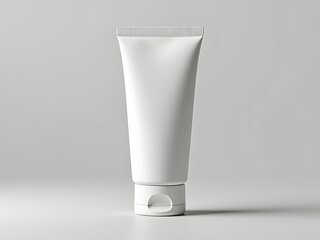 blank white moisturizer tube for skincare. bottle template for toothpaste, cream or gel. cosmetics t