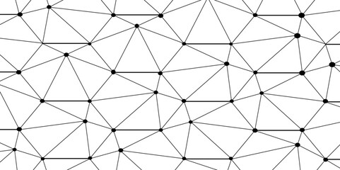 Abstract of simple gray line triangle pattern geometric background. Seamless geometric polygonal repeatable pattern swatch background, Trendy design vector background for web backdrop orpaper print.