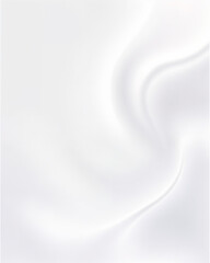 abstract flowing waves and smooth texture white background