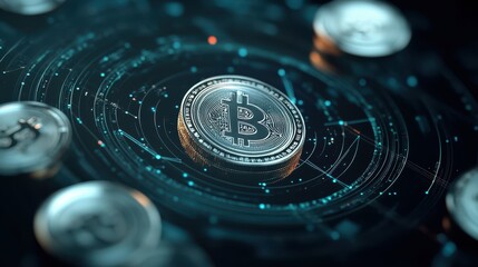 Poster - Exploring the digital landscape of cryptocurrency with a focus on bitcoin technology and blockchain innovation