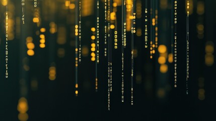 Poster - Digital matrix the intersection of technology and data visualization in modern design