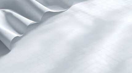 Poster - smooth, light gray surface with subtle grid pattern creates serene and minimalistic backdrop, perfect for various design projects