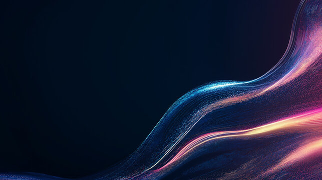 abstract background with waves