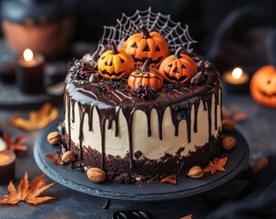 Halloween Chocolate Cake.