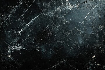 Abstract grunge black marble texture with scratches and dust, vintage effect, grainy film texture overlay