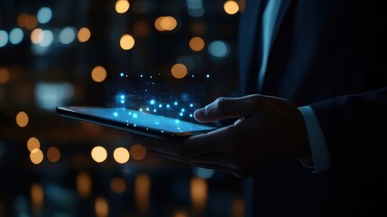 Poster - Digital Interaction with a Tablet in a Modern Setting