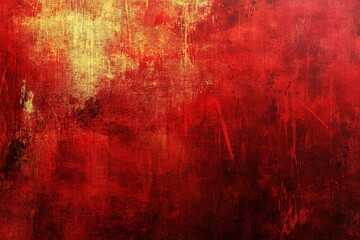 Wall Mural - yellow grunge background, red texture, dark red background, red background