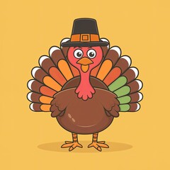 Sticker - thanksgiving country